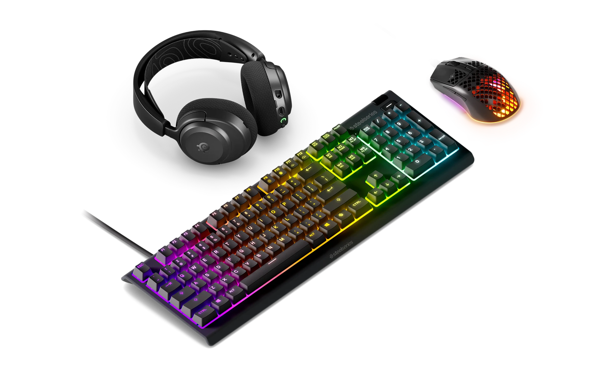 Arctis Nova 3X Wireless + Apex 3 + Aerox 3 Wireless (2022)