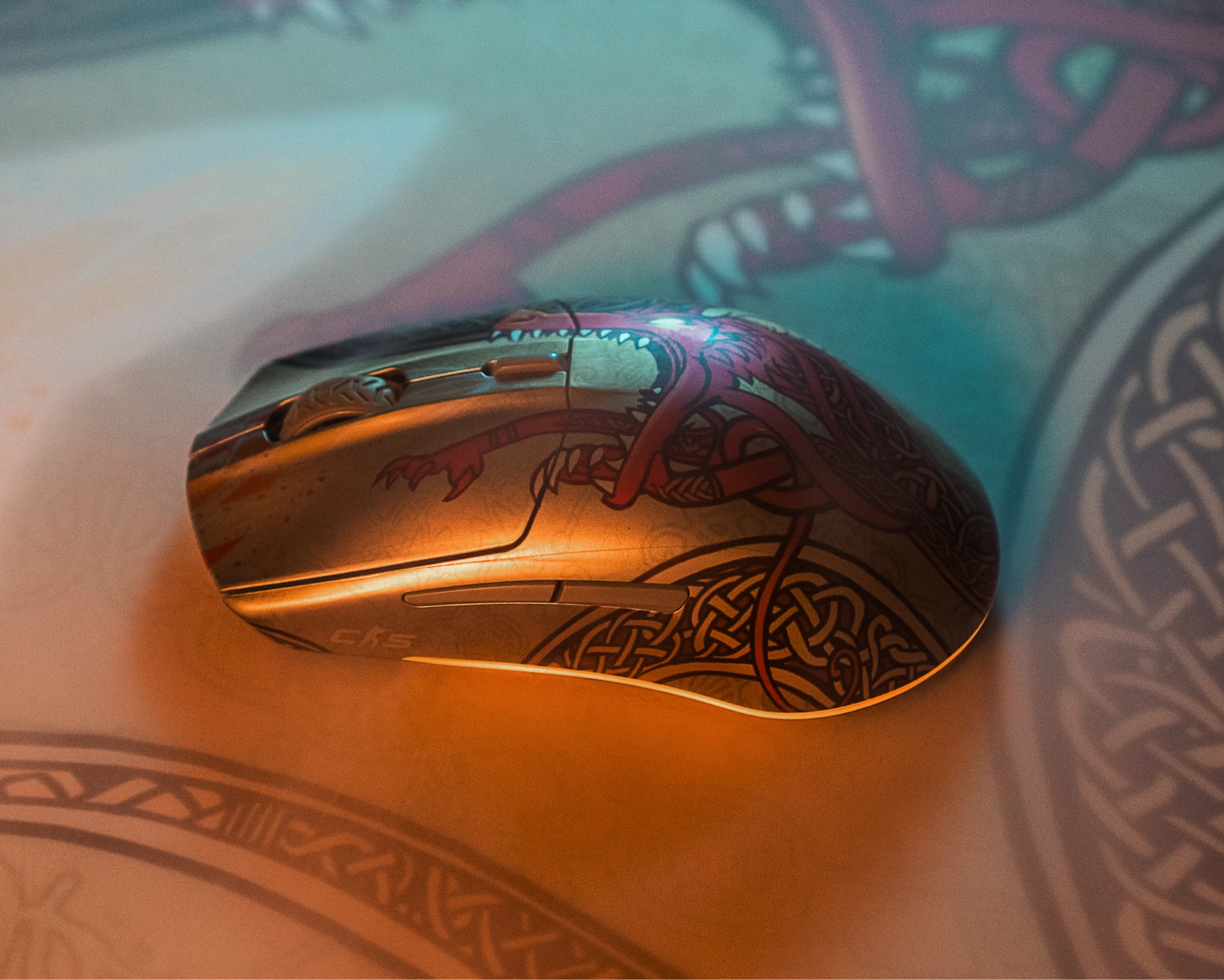 SteelSeries Wireless Gaming Mouse CS2 Dragon Lore Edition - View 5