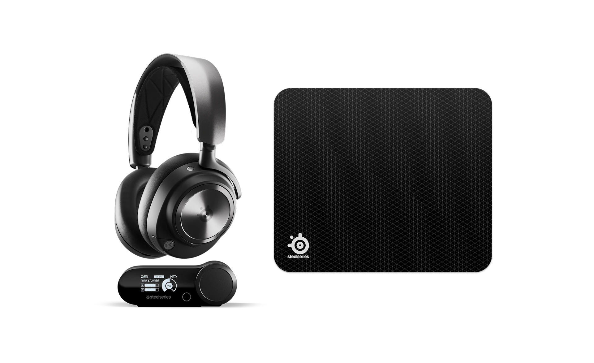 Arctis Nova Pro Wireless for PC & PlayStation + QcK Vector